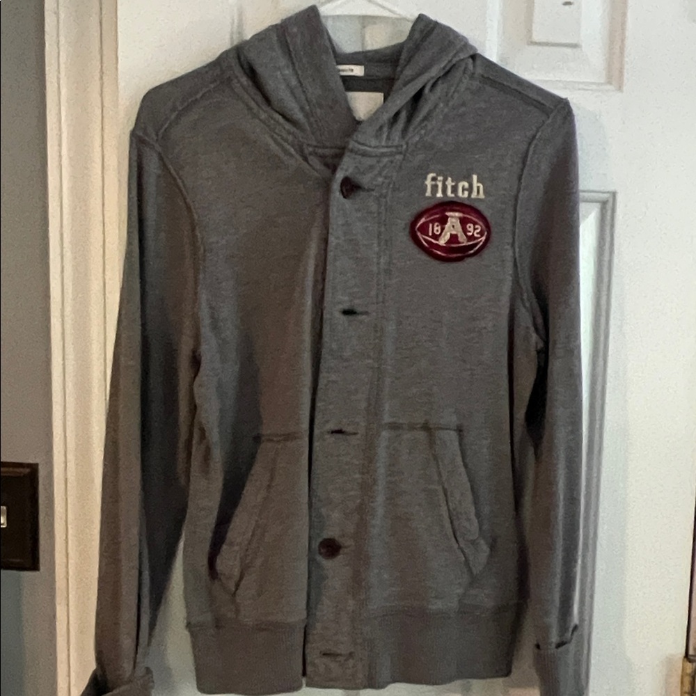 Kids XL Abercrombie & Fitch Charcoal Hoodie
